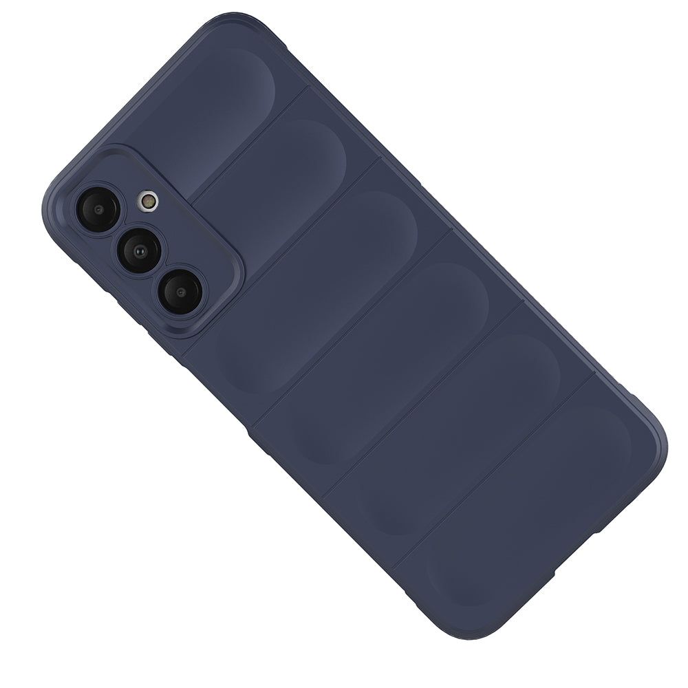 Galaxy A16 Kılıf Esnek TPU Oyuklu Arka Yüzey Tasarımlı Zore Etnik Silikon Kapak Siyah