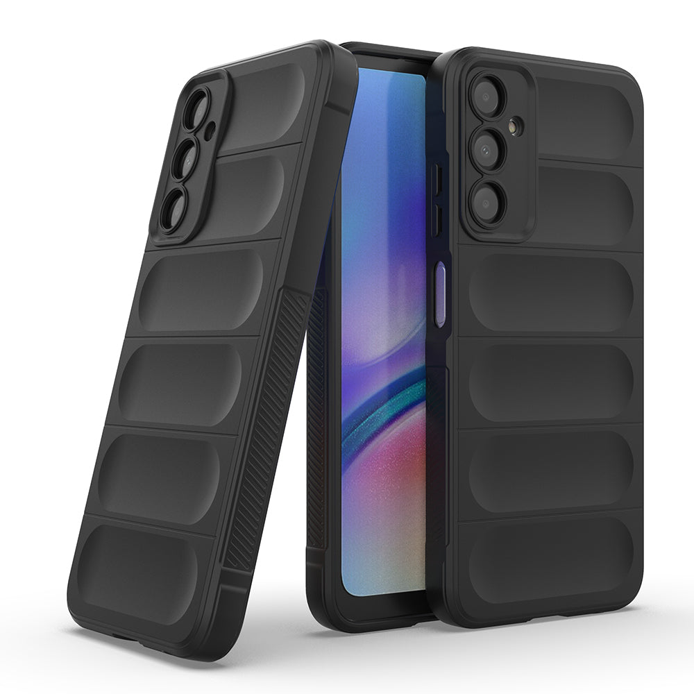 Galaxy A16 Kılıf Esnek TPU Oyuklu Arka Yüzey Tasarımlı Zore Etnik Silikon Kapak Koyu Yeşil