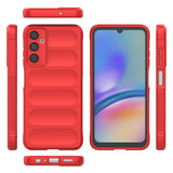 Galaxy A16 Kılıf Esnek TPU Oyuklu Arka Yüzey Tasarımlı Zore Etnik Silikon Kapak Kırmızı