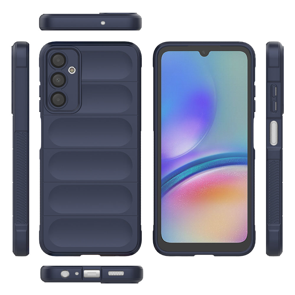 Galaxy A16 Kılıf Esnek TPU Oyuklu Arka Yüzey Tasarımlı Zore Etnik Silikon Kapak Kırmızı