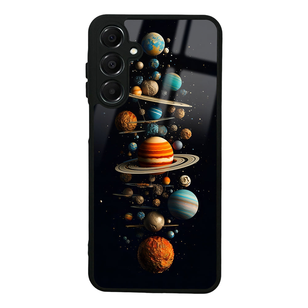 Samsung Galaxy A16 Kılıf Kamera Korumalı Desenli Lusi Kapak Gezegen
