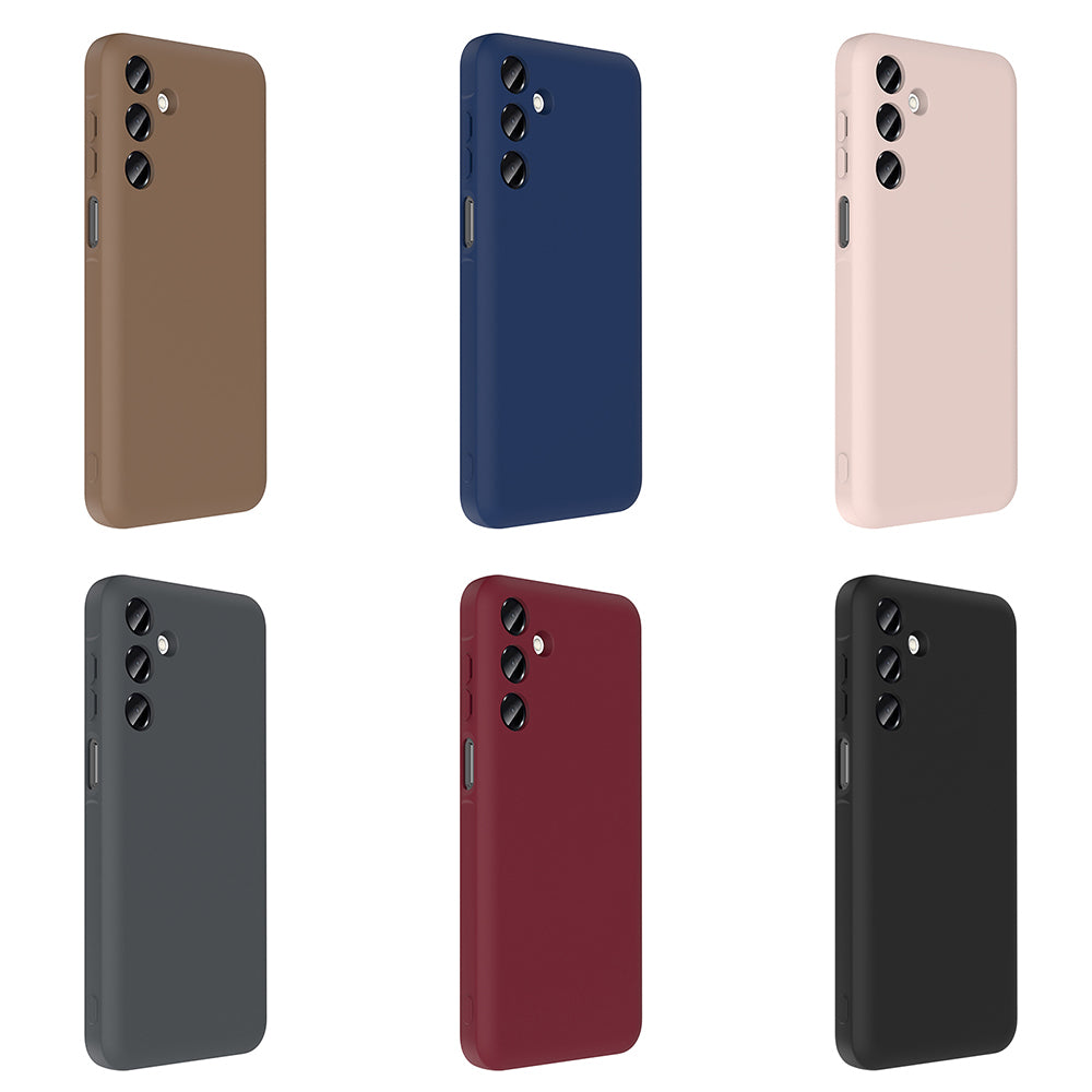 Galaxy A16 Kılıf Kamera Korumalı Kartlık Hazneli Zore Vitra Kapak Mürdüm