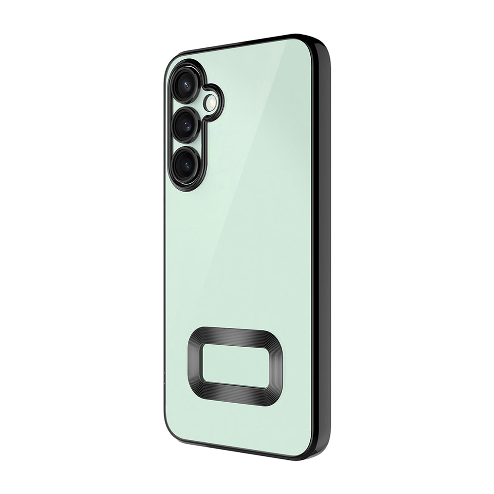 Galaxy A16 Kılıf Kamera Korumalı Logo Gösteren Zore Omega Kapak Lila