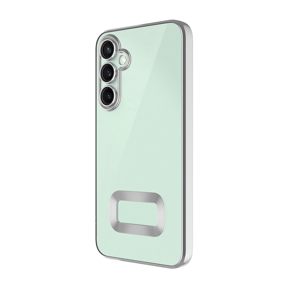 Galaxy A16 Kılıf Kamera Korumalı Logo Gösteren Zore Omega Kapak Rose Gold