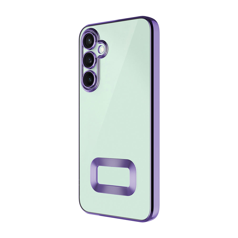 Galaxy A16 Kılıf Kamera Korumalı Logo Gösteren Zore Omega Kapak Gold