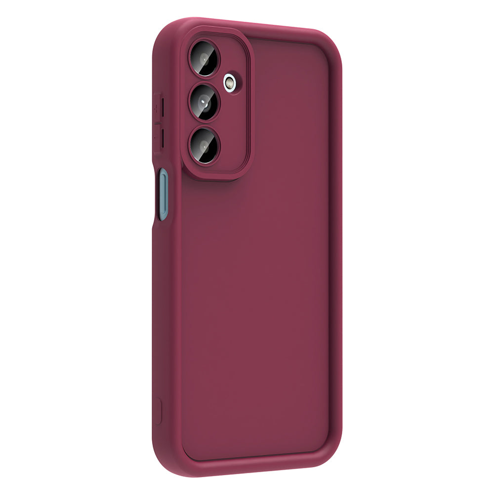 Galaxy A16 Kılıf Kamera Korumalı Zore Ananas Kapak Mürdüm