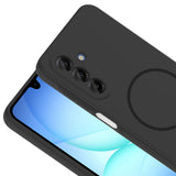 Galaxy A16 Kılıf M-safe Şarj Özellikli Meta Kapak Siyah