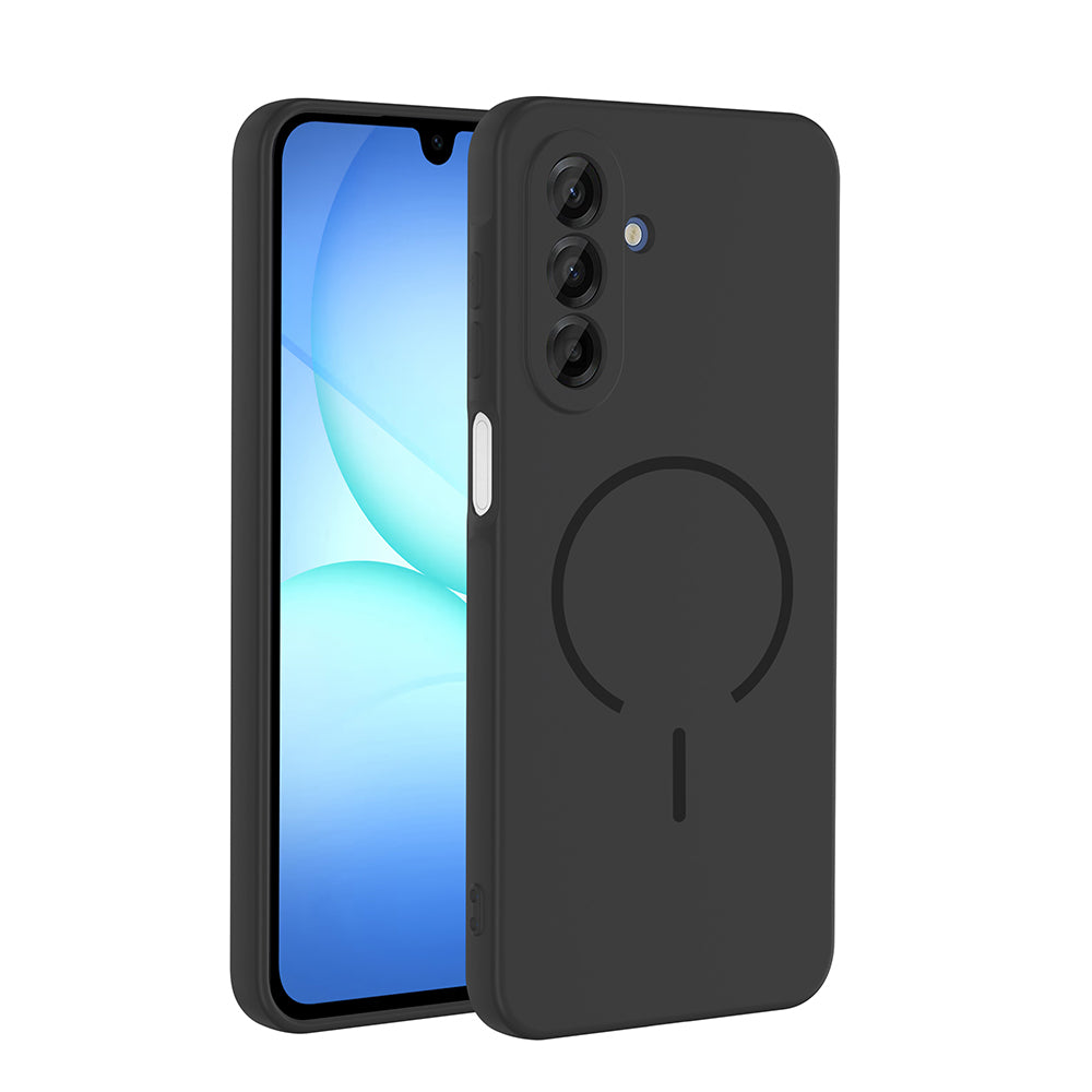 Galaxy A16 Kılıf M-safe Şarj Özellikli Meta Kapak Siyah