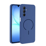 Galaxy A16 Kılıf M-safe Şarj Özellikli Meta Kapak Lacivert