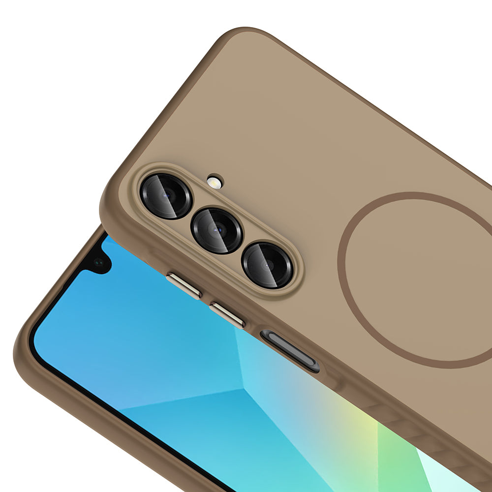 Galaxy A16 Kılıf M-safe Şarj Özellikli Zore Tea Kapak Lacivert