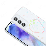 Galaxy A16 Kılıf Şeffaf Figürlü Zore Folk Sert Kapak Fiyonk
