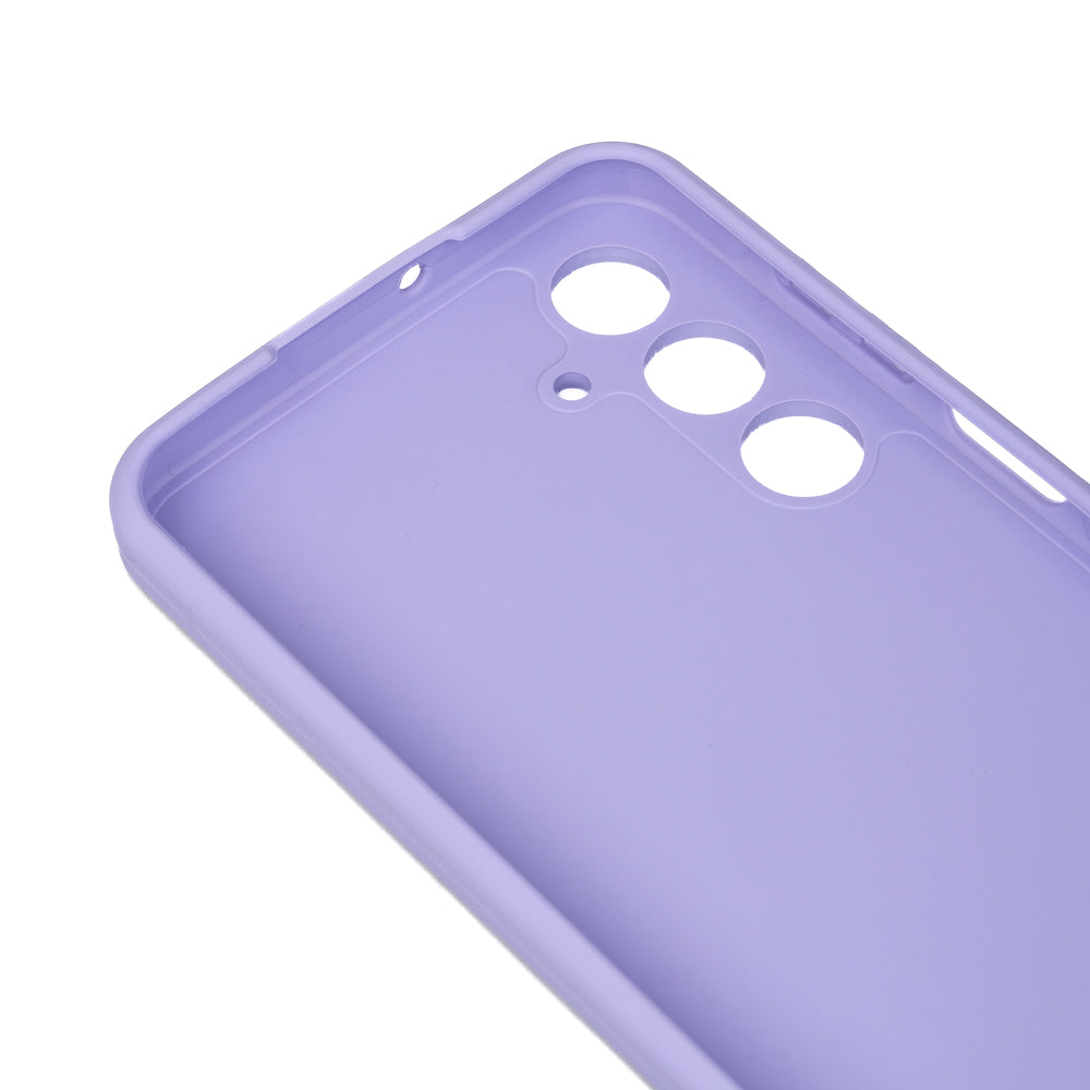 Galaxy A16 Kılıf Zore Biye Silikon Lila