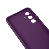Galaxy A16 Kılıf Zore Biye Silikon Lila