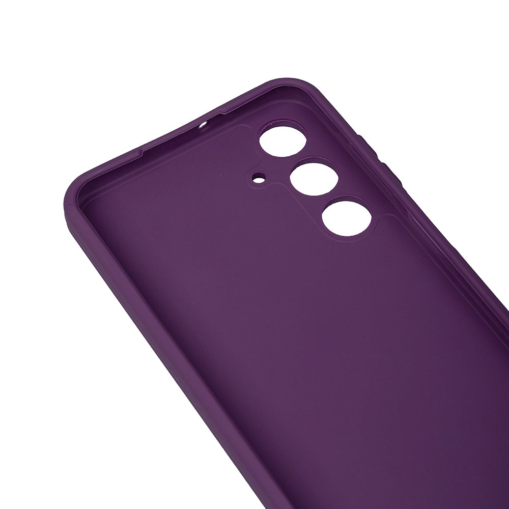 Galaxy A16 Kılıf Zore Biye Silikon Lila