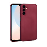 Galaxy A16 Kılıf Zore Premier Silikon Kapak Mürdüm