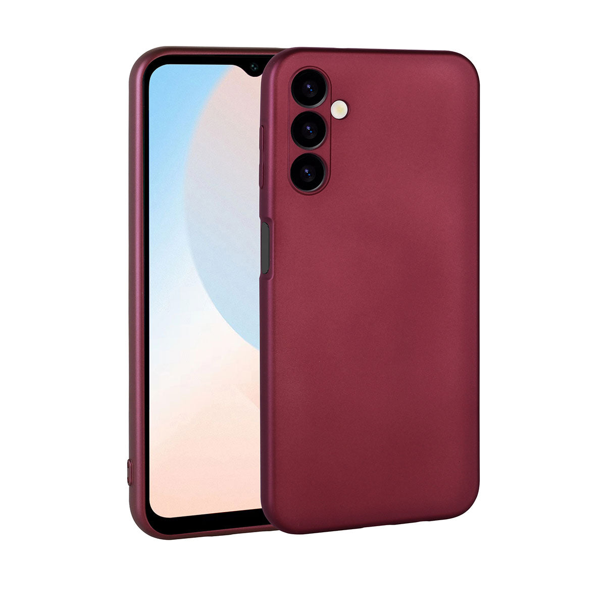 Galaxy A16 Kılıf Zore Premier Silikon Kapak Mürdüm