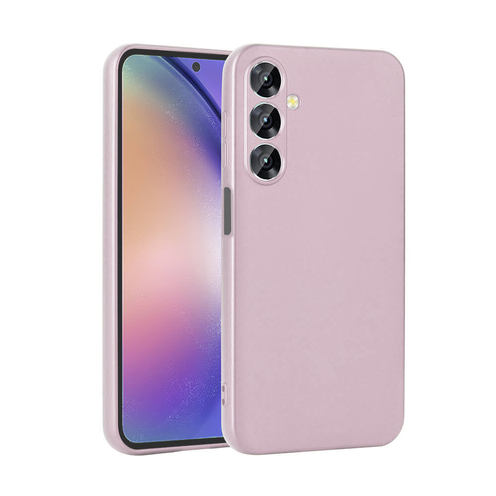 Galaxy A16 Kılıf Zore Premier Silikon Kapak Rose Gold
