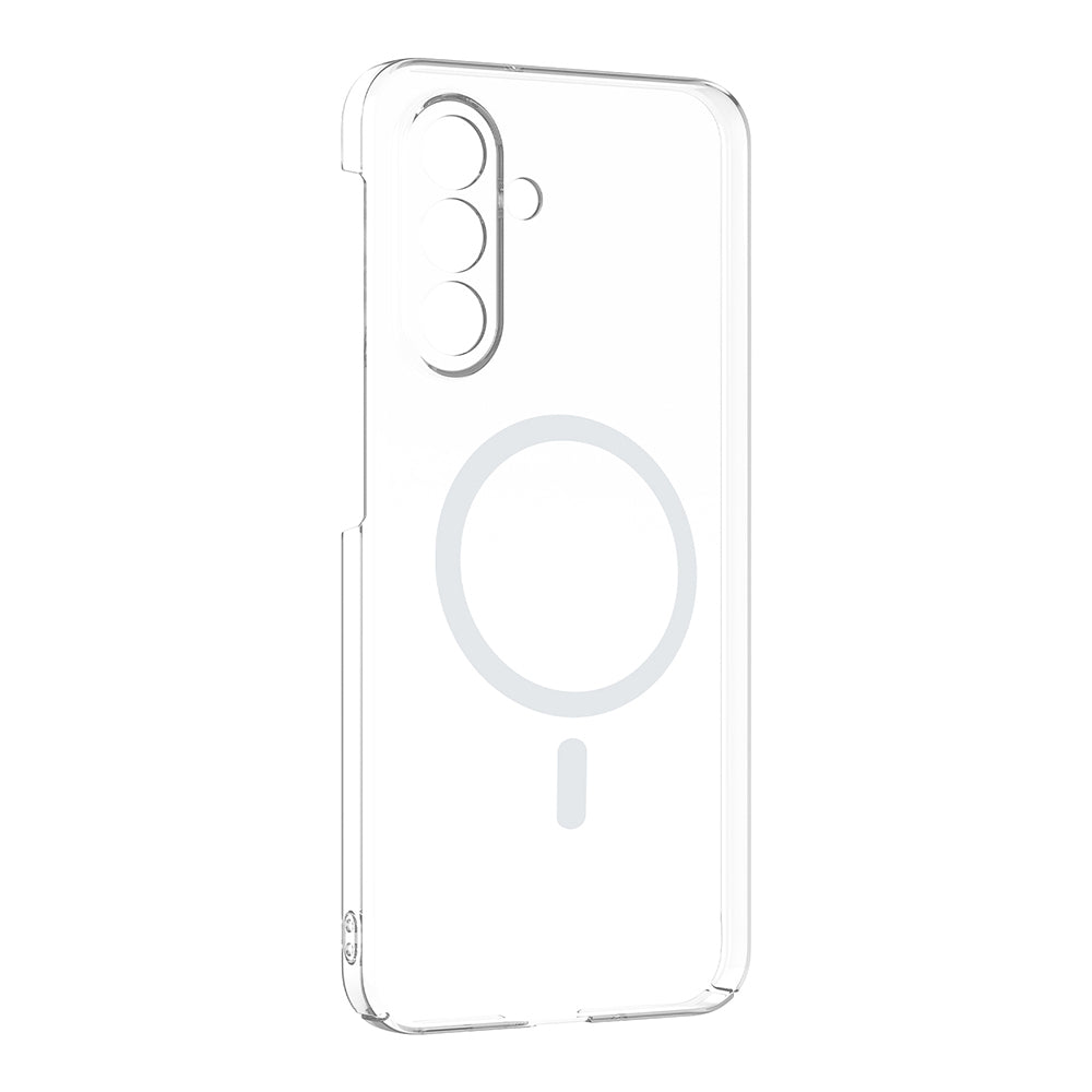 Galaxy A17 Kamera Korumalı M-Safe Şarj Özellikli Şeffaf Zore London Sert PC Kapak Şeffaf