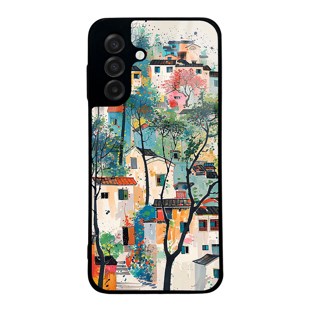 Galaxy A17 Kılıf Kamera Korumalı Desenli Lusi Kapak Evler