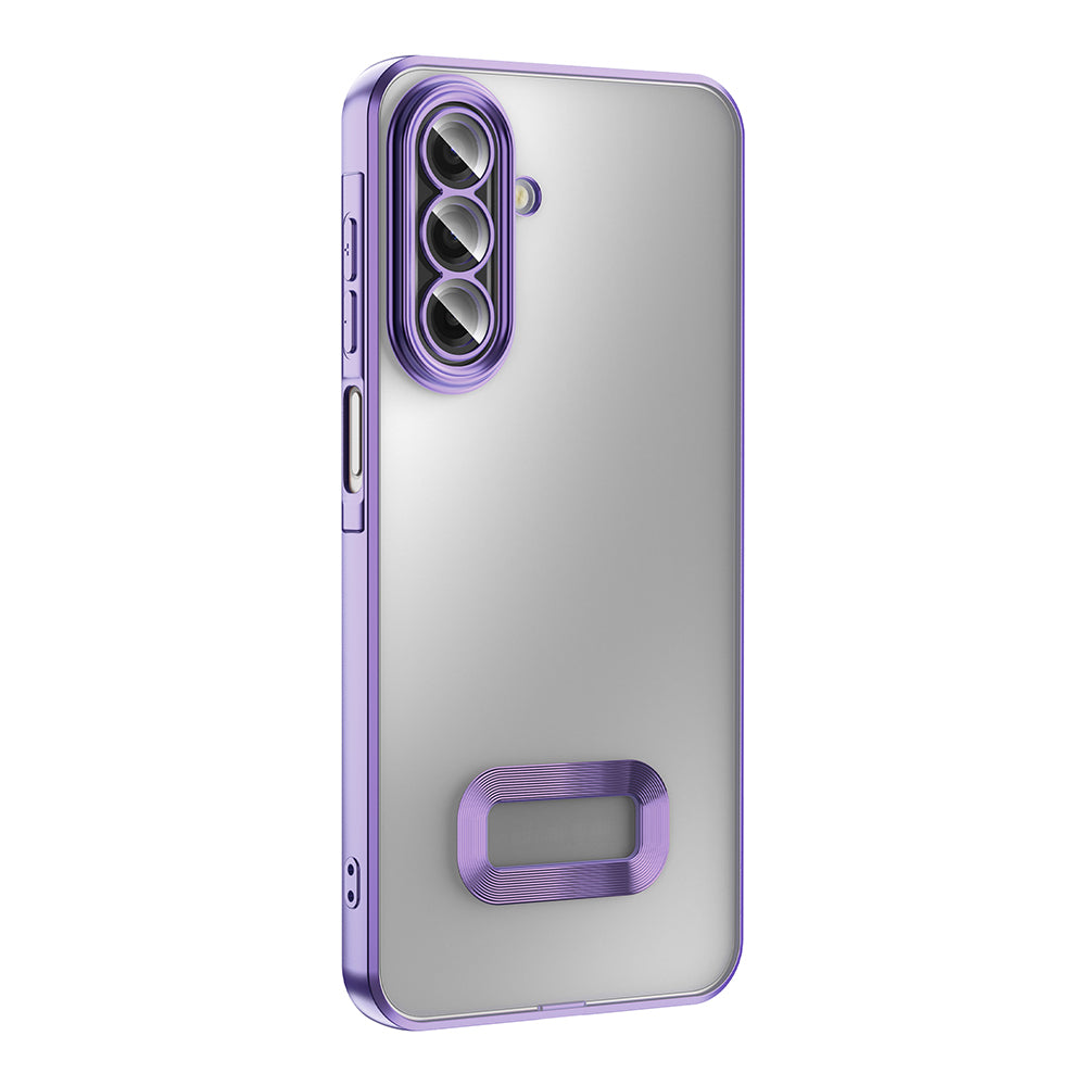 Galaxy A17 Kılıf Kamera Korumalı Logo Gösteren Zore Omega Kapak Gold