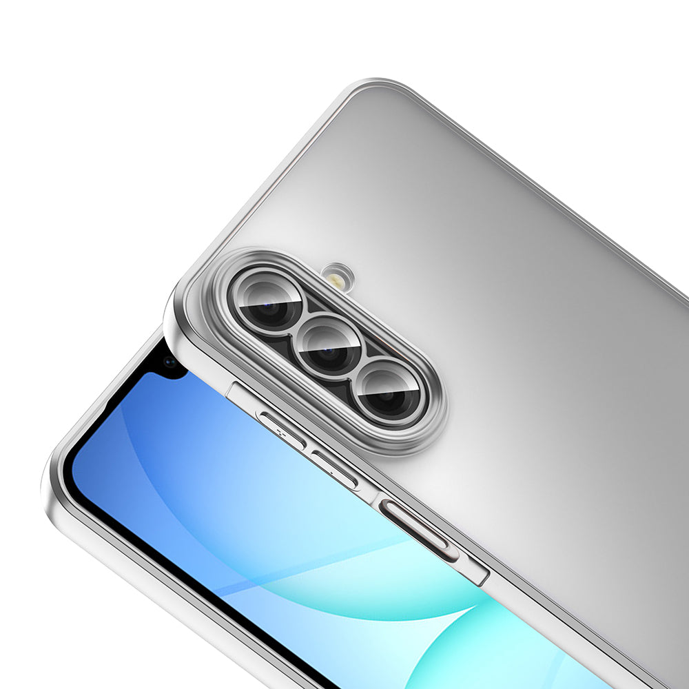Galaxy A17 Kılıf Kamera Korumalı Logo Gösteren Zore Omega Kapak Siyah