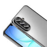 Galaxy A17 Kılıf Kamera Korumalı Logo Gösteren Zore Omega Kapak Gümüş