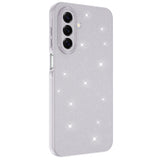 Galaxy A17 Kılıf Kamera Korumalı Simli Lüks Zore Koton Kapak Lila