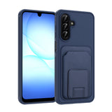 Galaxy A17 Kılıf Kartlıklı TPU Bikart Kapak Lacivert