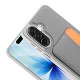 Galaxy A17 Kılıf Kartlıklı Zore X-Kart Silikon Kapak Siyah