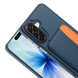 Galaxy A17 Kılıf Kartlıklı Zore X-Kart Silikon Kapak Siyah