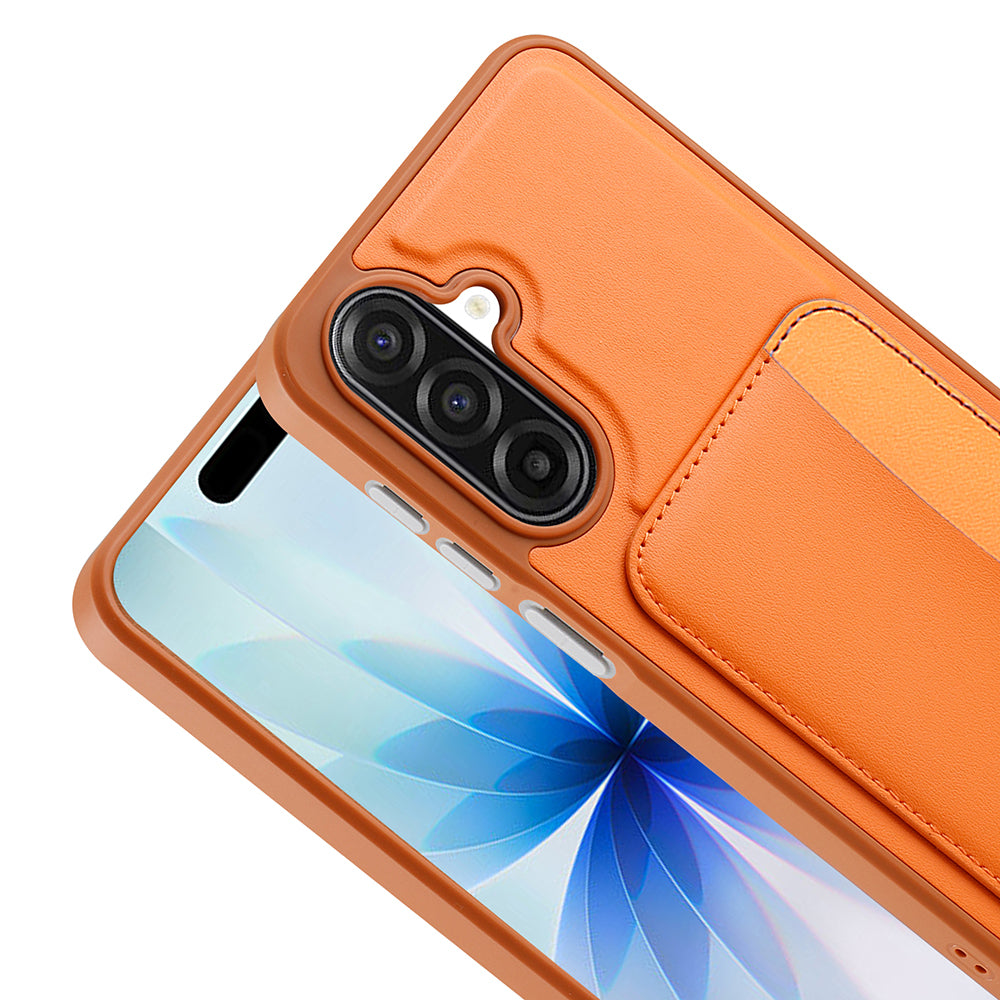 Galaxy A17 Kılıf Kartlıklı Zore X-Kart Silikon Kapak Lacivert