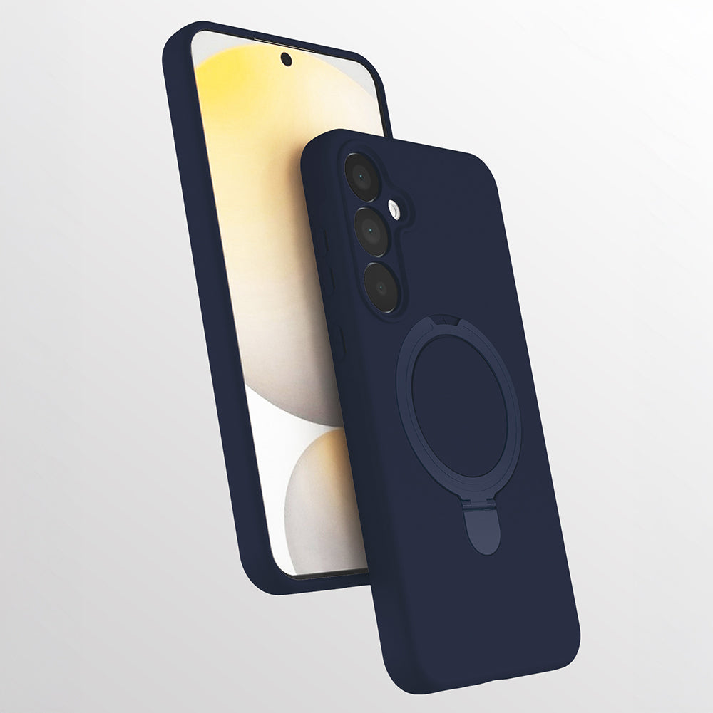 Galaxy A17 Kılıf M-safe Şarj Özellikli Standlı Zore Samara Kapak Pembe