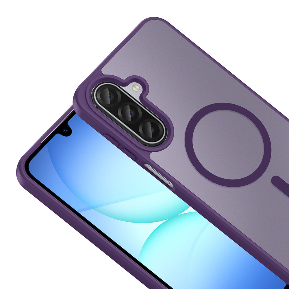 Galaxy A17 Kılıf M-safe Şarj Özellikli Babet Kapak Derin Mor
