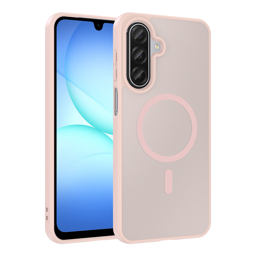 Galaxy A17 Kılıf M-safe Şarj Özellikli Babet Kapak Pembe