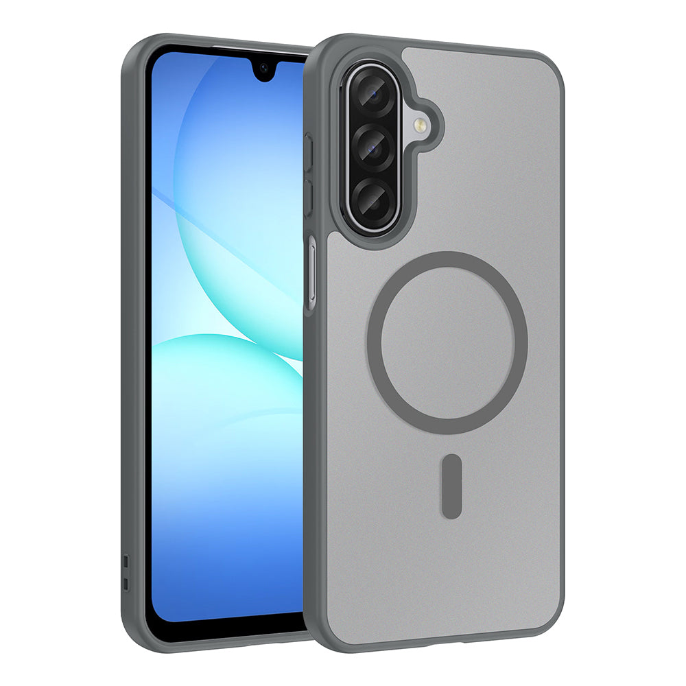 Galaxy A17 Kılıf M-safe Şarj Özellikli Babet Kapak Gri