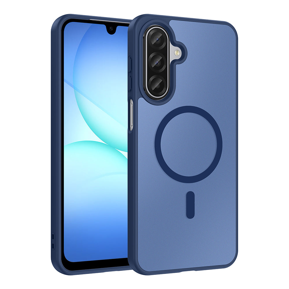 Galaxy A17 Kılıf M-safe Şarj Özellikli Babet Kapak Mavi