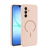 Galaxy A17 Kılıf M-safe Şarj Özellikli Zore Meta Kapak Titanyum-Gri