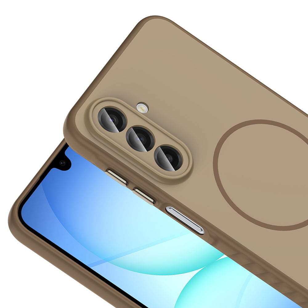 Galaxy A17 Kılıf M-safe Şarj Özellikli Zore Tea Kapak Lacivert