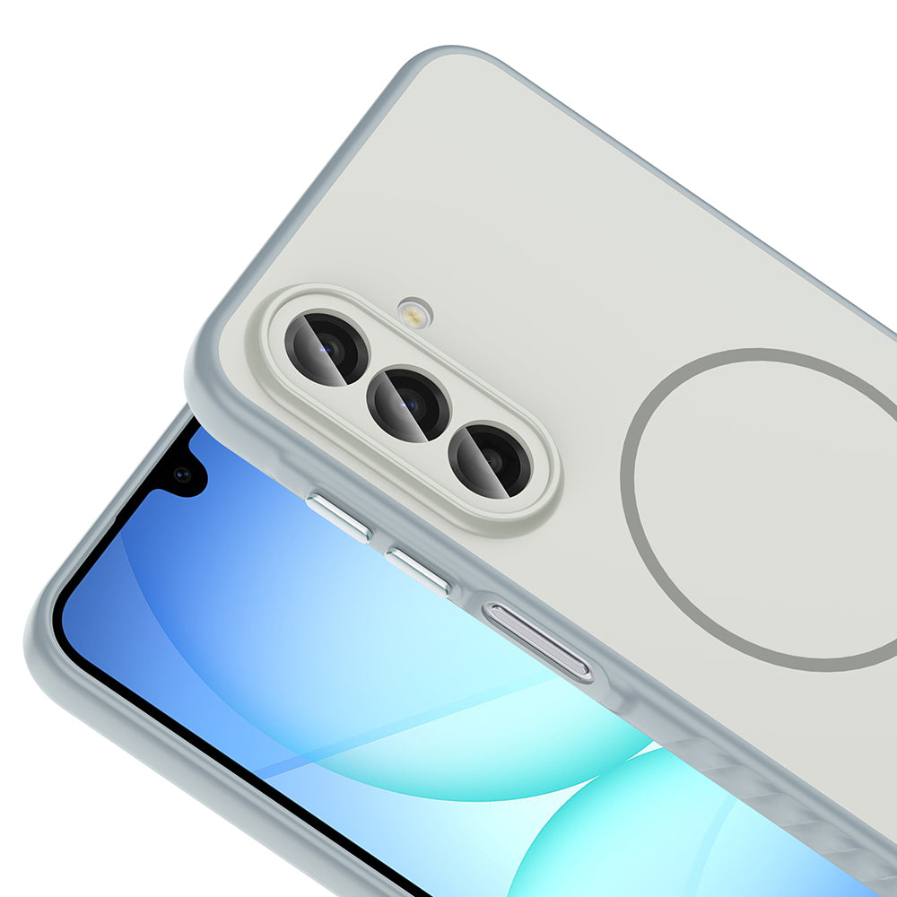Galaxy A17 Kılıf M-safe Şarj Özellikli Zore Tea Kapak Gold