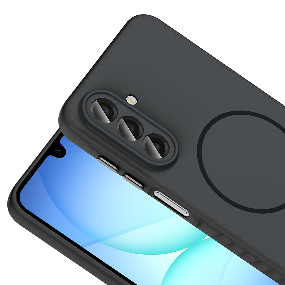 Galaxy A17 Kılıf M-safe Şarj Özellikli Zore Tea Kapak Gold