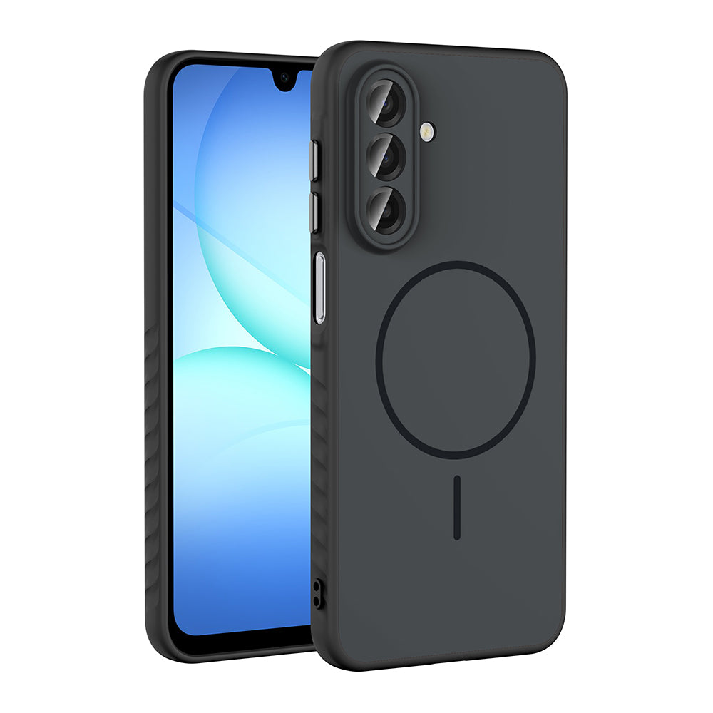 Galaxy A17 Kılıf M-safe Şarj Özellikli Zore Tea Kapak Siyah