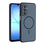 Galaxy A17 Kılıf M-safe Şarj Özellikli Zore Tea Kapak Lacivert