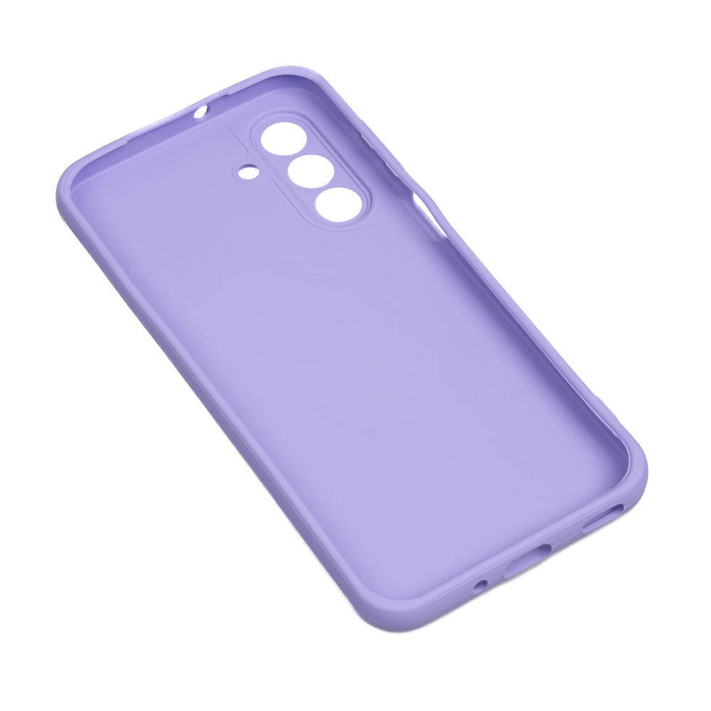 Galaxy A17 Kılıf Zore Biye Silikon Lila