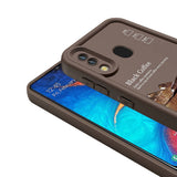 Galaxy A20 Kılıf Kamera Korumalı Baskılı Arka Yüzey Zore Klas Kapak Siyah