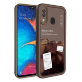 Galaxy A20 Kılıf Kamera Korumalı Baskılı Arka Yüzey Zore Klas Kapak Beyaz