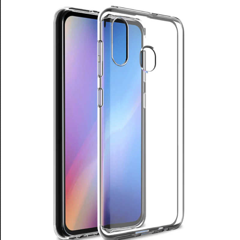 Galaxy A20 Kılıf Zore Süper Silikon Kapak Renksiz