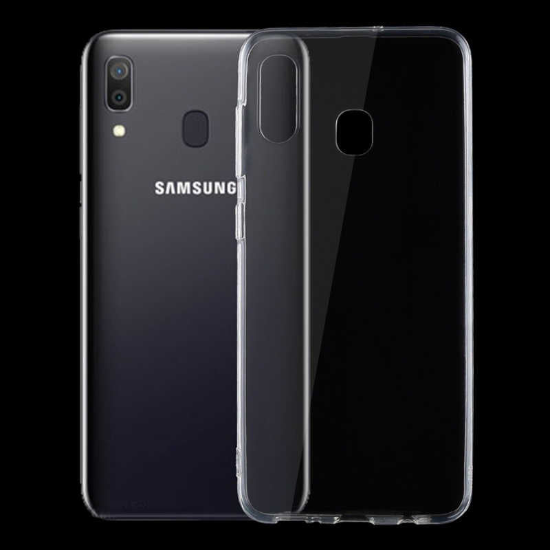 Galaxy A20 Kılıf Zore Süper Silikon Kapak Renksiz