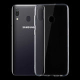 Galaxy A20 Kılıf Zore Süper Silikon Kapak Renksiz