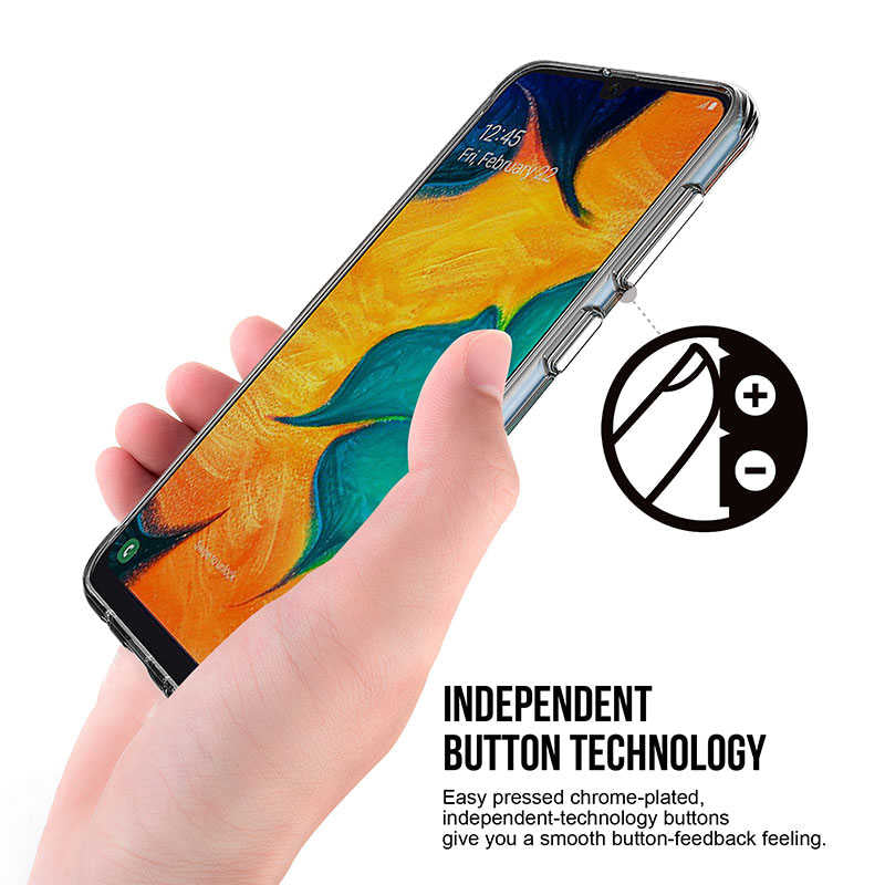 Galaxy A20 Kılıf Zore Gard Silikon Renksiz