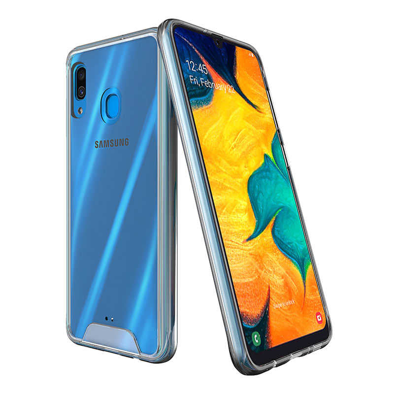 Galaxy A20 Kılıf Zore Gard Silikon Renksiz
